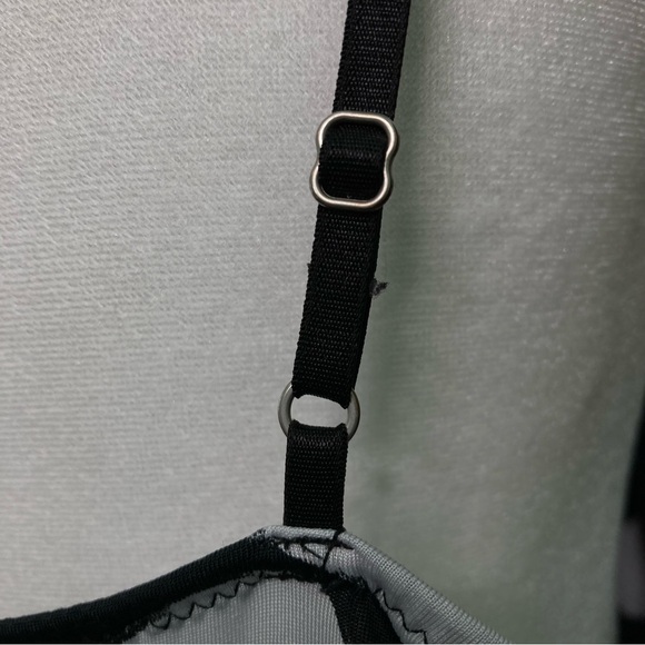 Soma Intimates Chemise Black with White Hearts Lace Mesh Details (Size L) - Picture 7 of 16